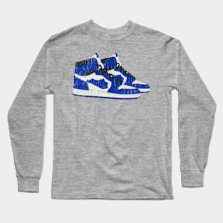 Kentucky 80's Retro Sneakers Long Sleeve T-Shirt
